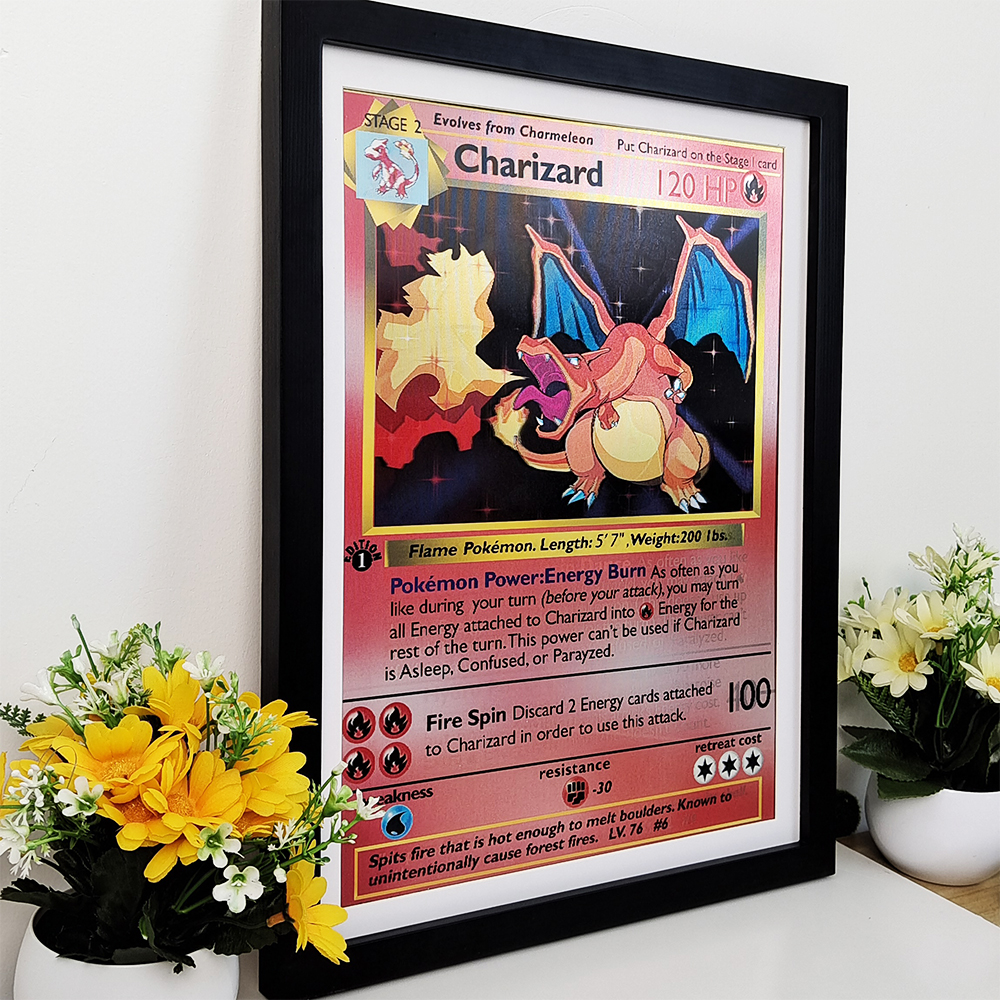 3D Printing Wall - Anime Pokemon 3D Lenticular Poster Charizard