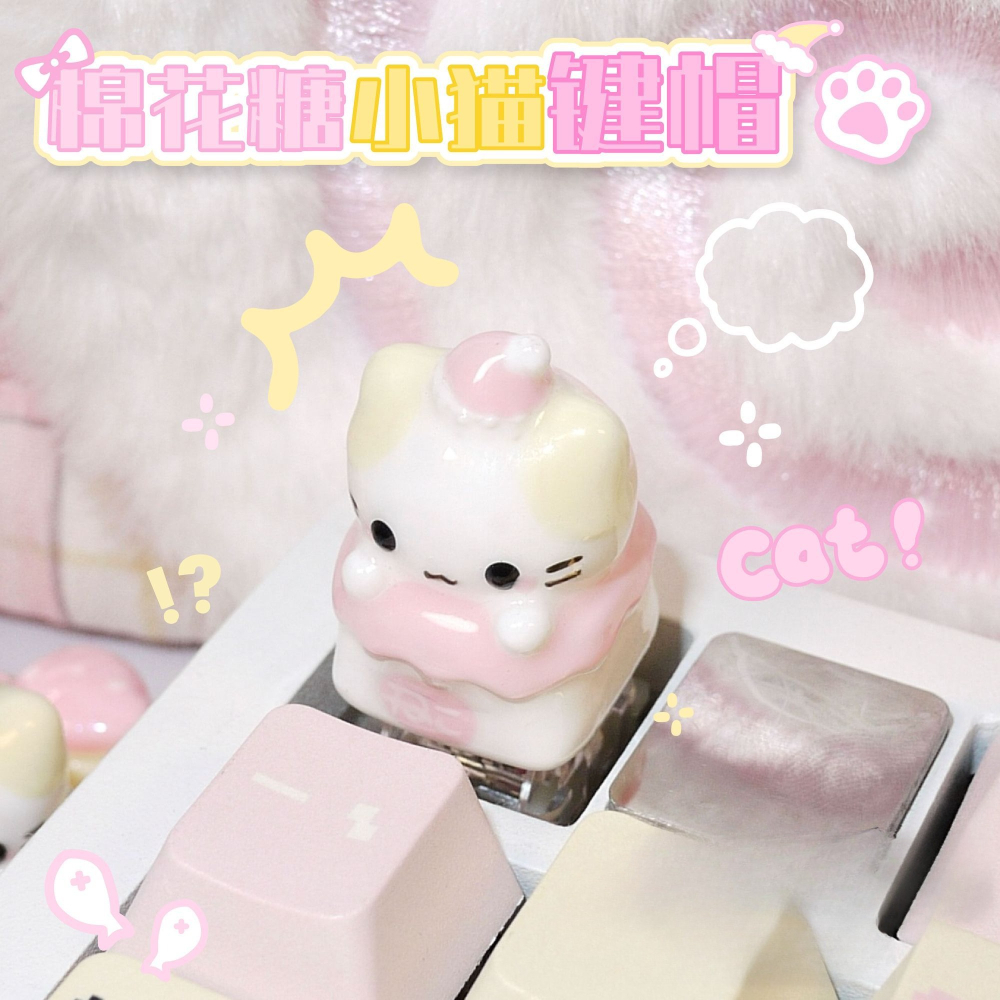 3D Printing Keyboard - Kawaii Cat HelloKittys Keycaps Mini ESC