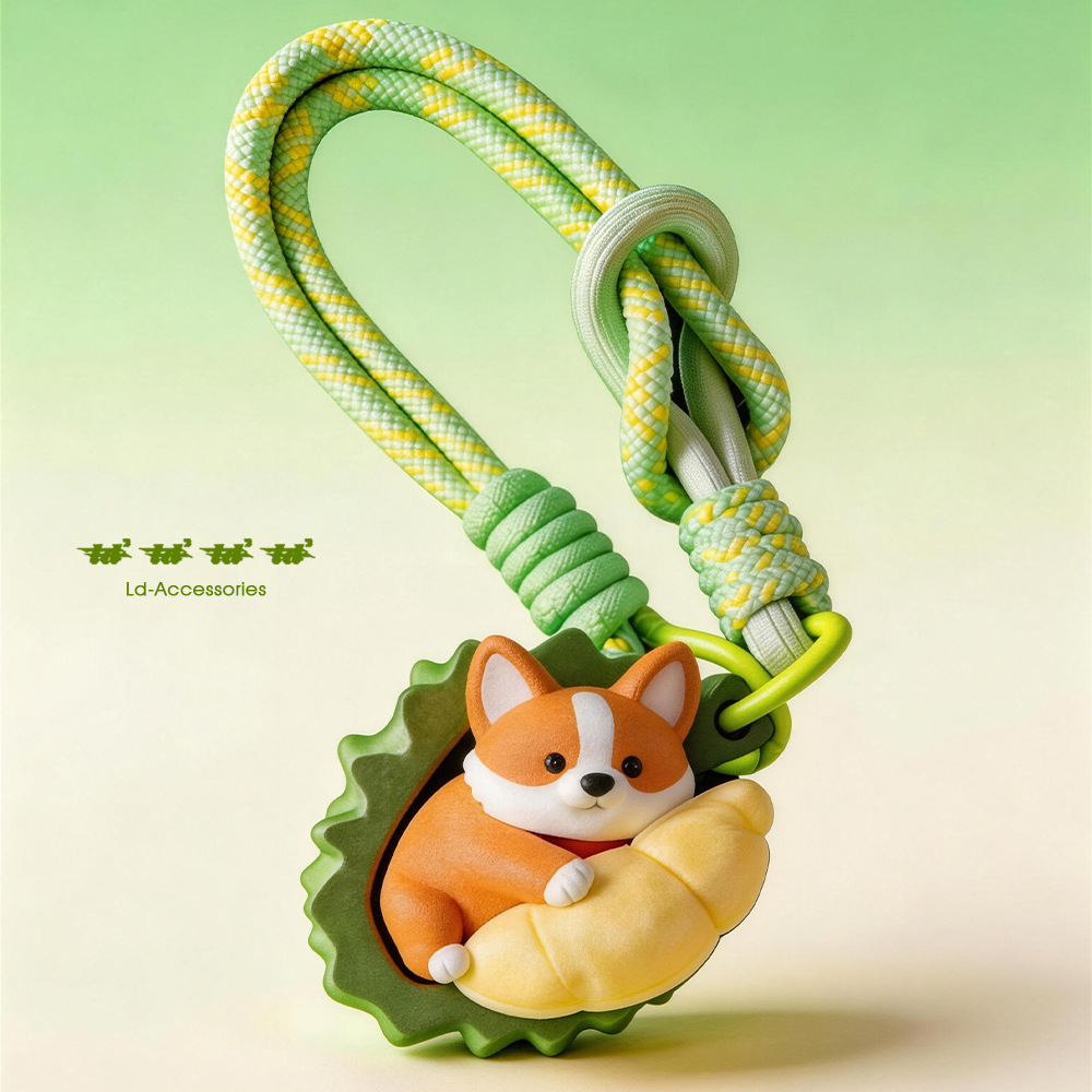 3D Printing Keyboard - 3D Printed Simulated Durian Corgi Cute