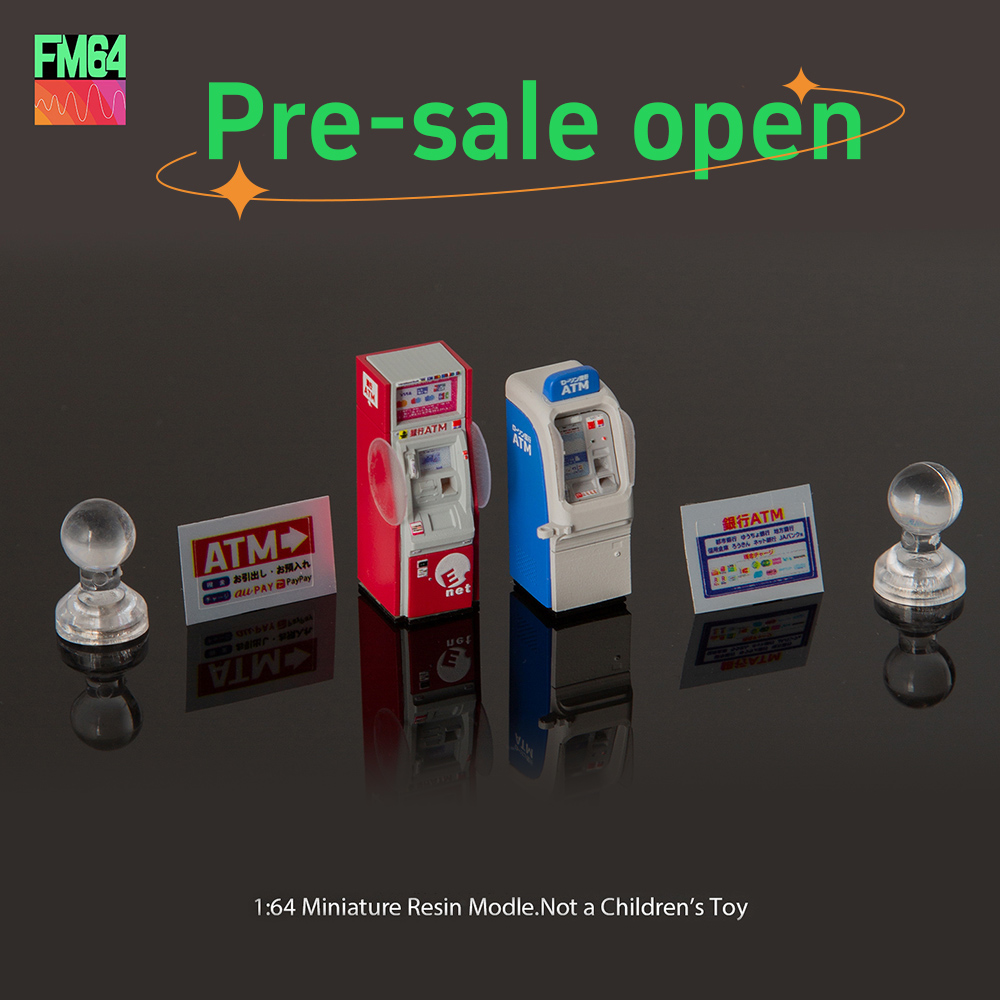 3D Printing Diecast Cars - PreSale Kicarmod 1:64 Convenience Store ATM
