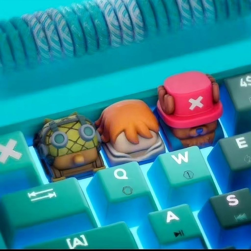 3D Printing Keyboard - One Piece Chopper Nami anime cartoon