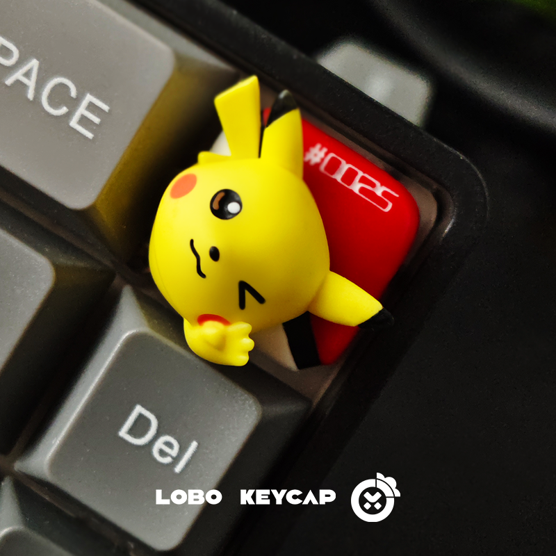 3D Printing Keyboard - PokéMon Kawaii Resin Keycaps Cartoon Ornament