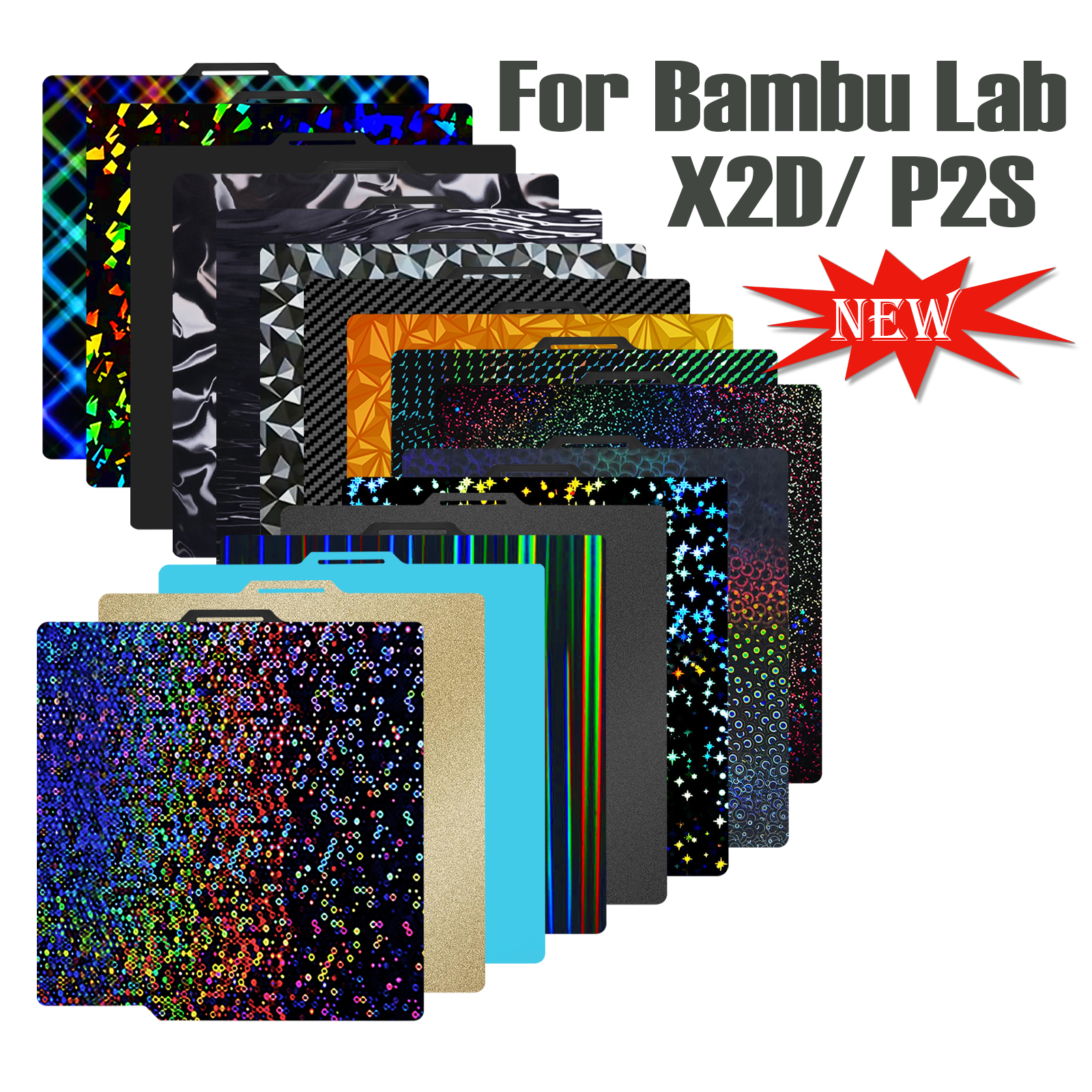 Pei Sheet - Bambulab X2D Build Plate Smooth Carbon