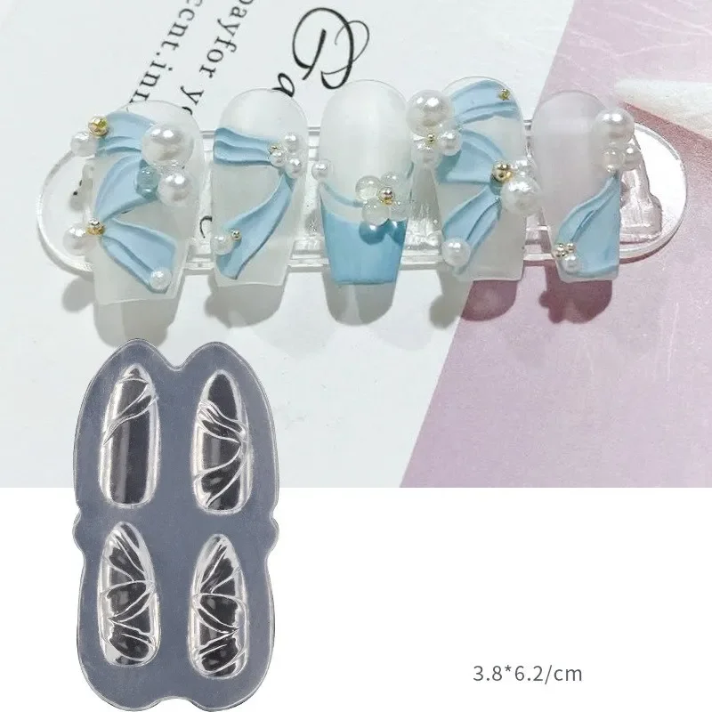 3D Printing Template - 1pc Bowknot 3D Acrylic Mold Nail