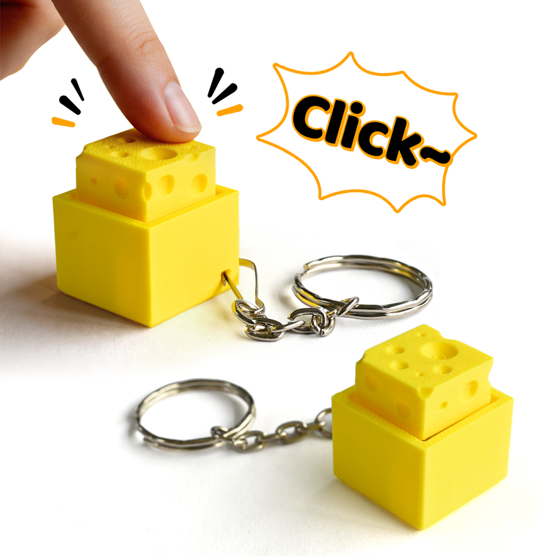 3D Printed Cheesy Key Fidget C - 3D Printing Keyboard reseña y precio