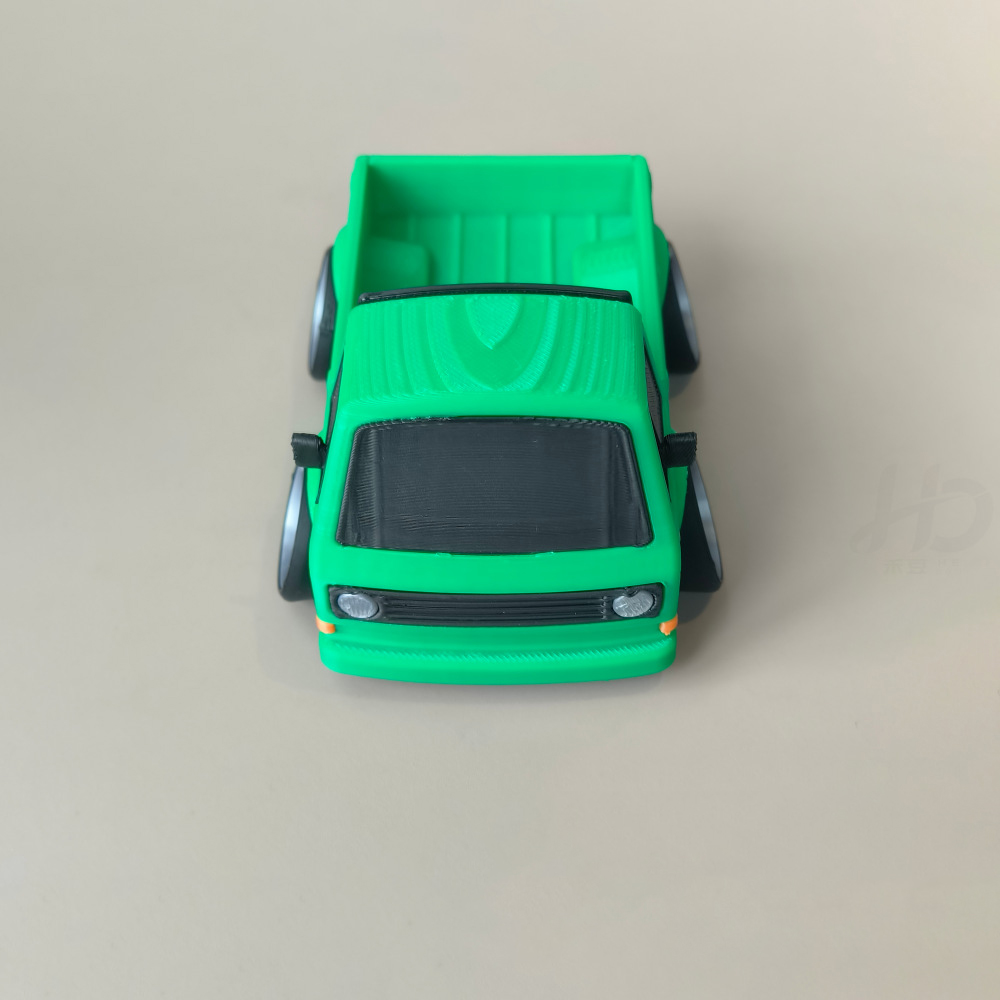 Retro T3 Pickup Truck 3D Print - 3D Printing Diecast Cars reseña y precio