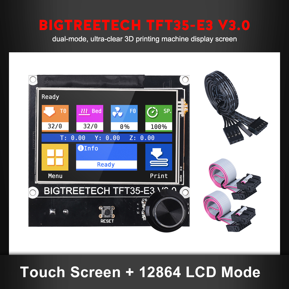 BIGTREETECH TFT35 E3 V3.0 3D P - Pei Sheet reseña y precio