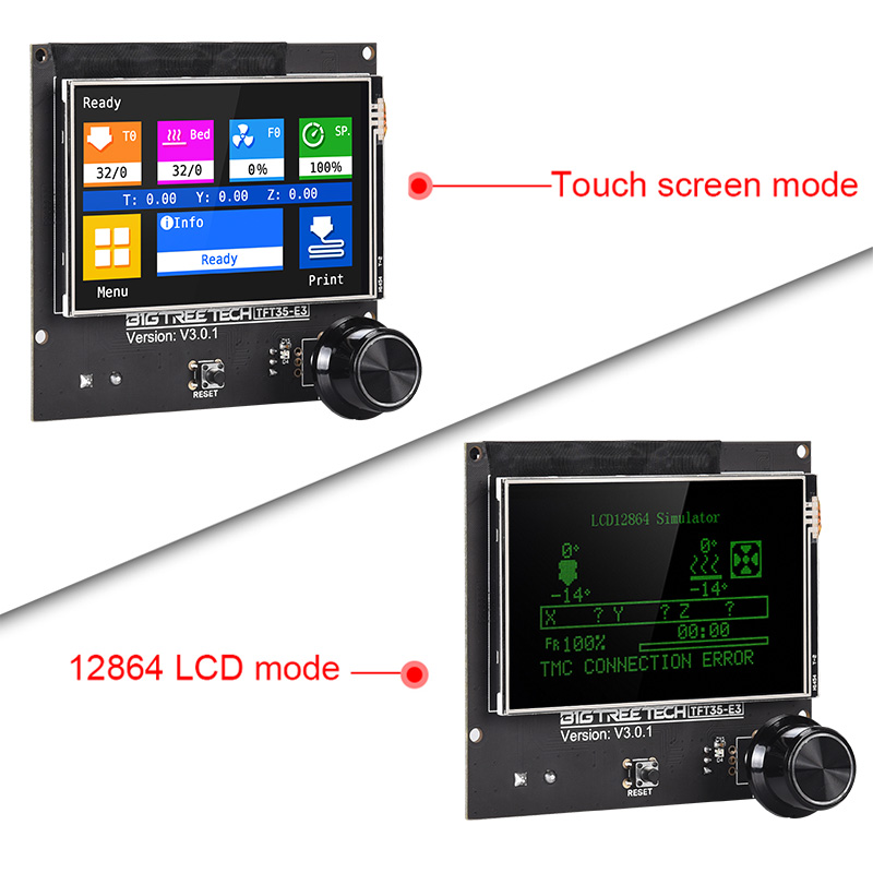 BIGTREETECH TFT35 E3 V3.0 3D P - Pei Sheet reseña y precio
