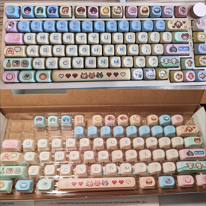 Stardew Valley 78 Keycaps Pixe - 3D Printing Keyboard reseña y precio