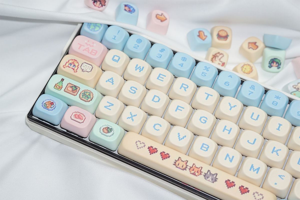 Stardew Valley 78 Keycaps Pixe - 3D Printing Keyboard reseña y precio