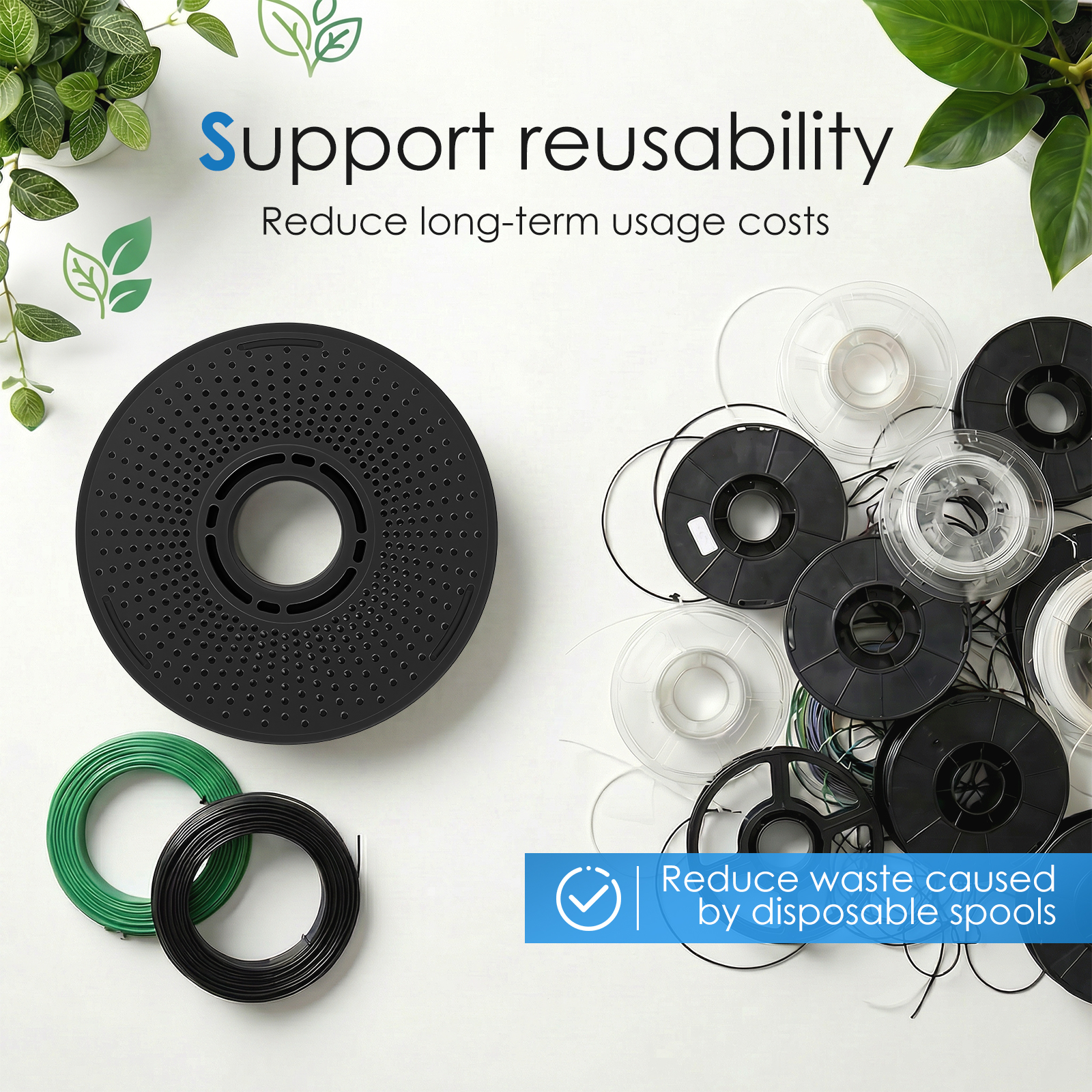 Reusable 3D Printer Filament S - Petg Filament reseña y precio