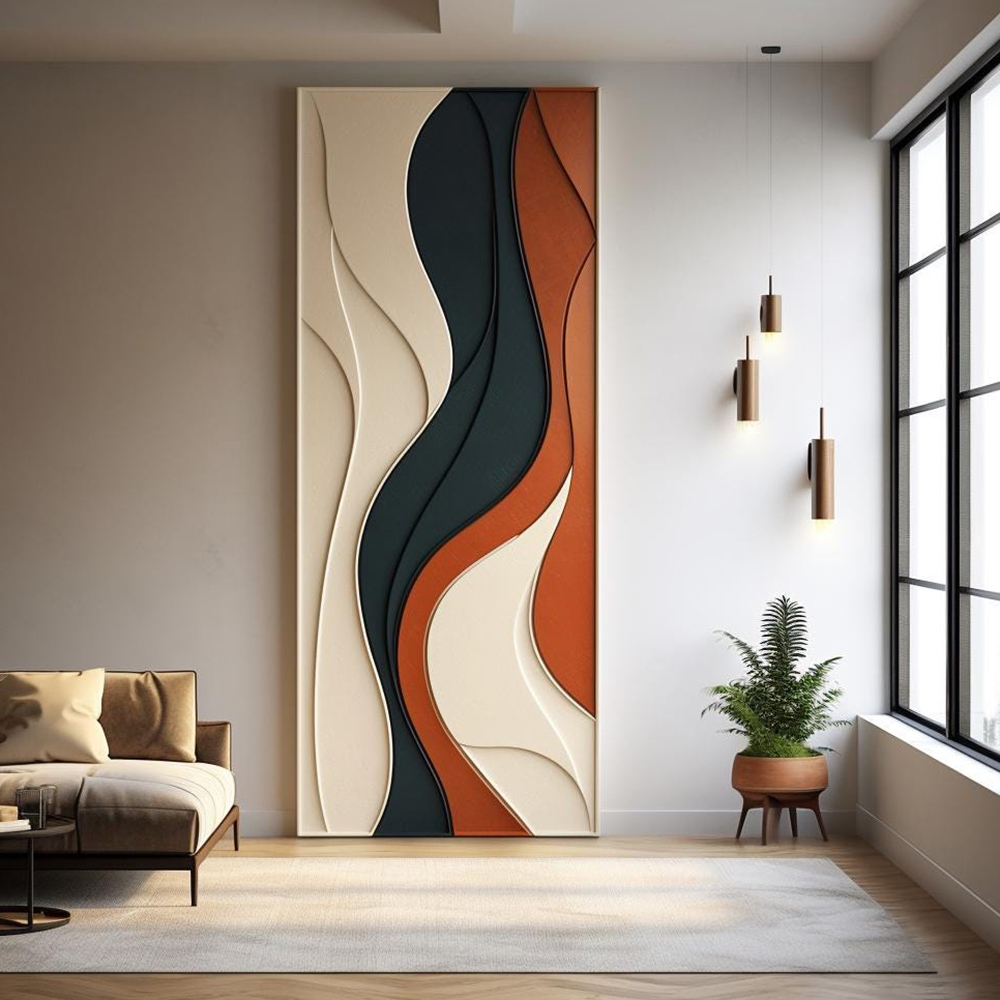 3D Minimalist Abstract Large T - 3D Printing Wall reseña y precio
