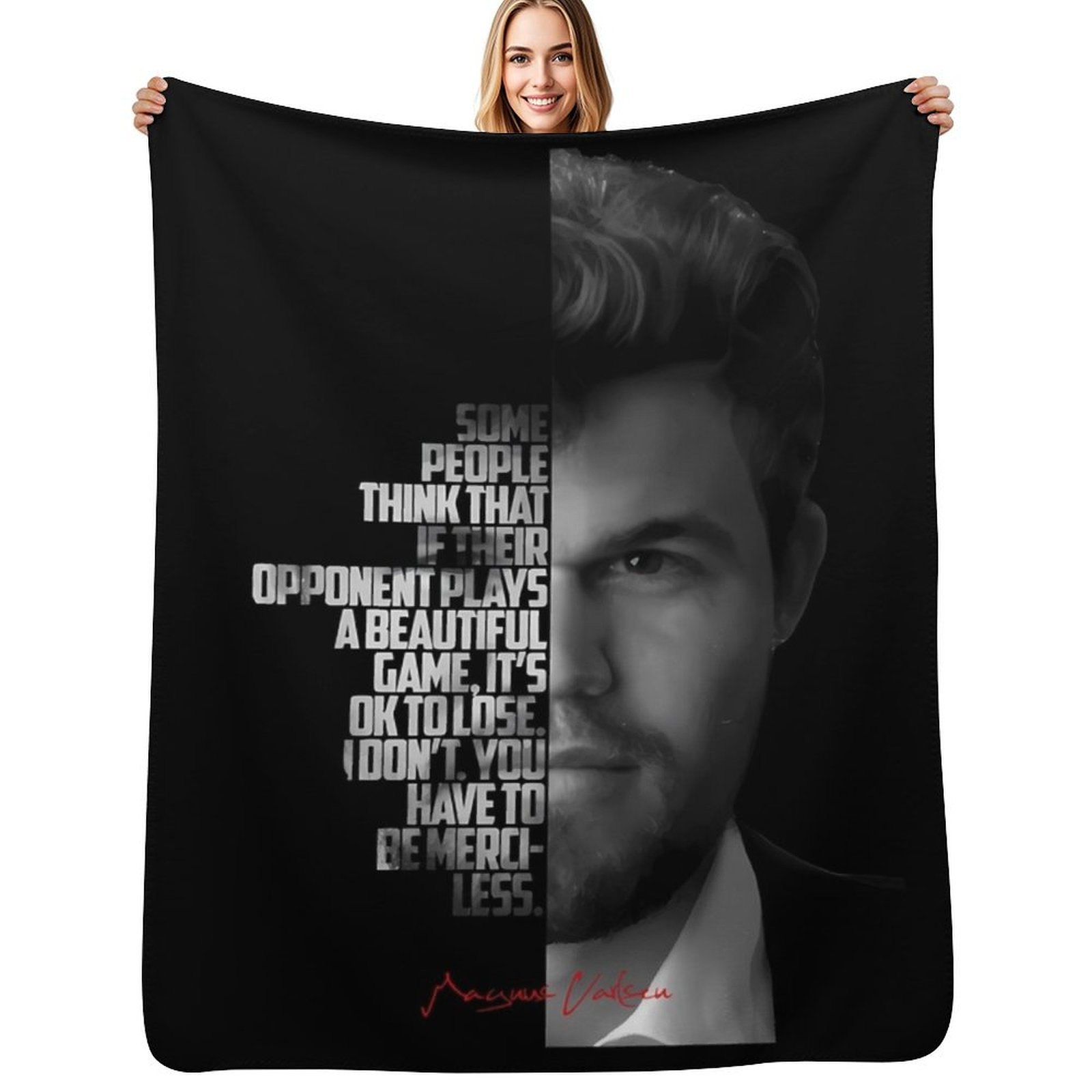 Black and white Magnus Carlsen - 3D Printing Quote reseña y precio