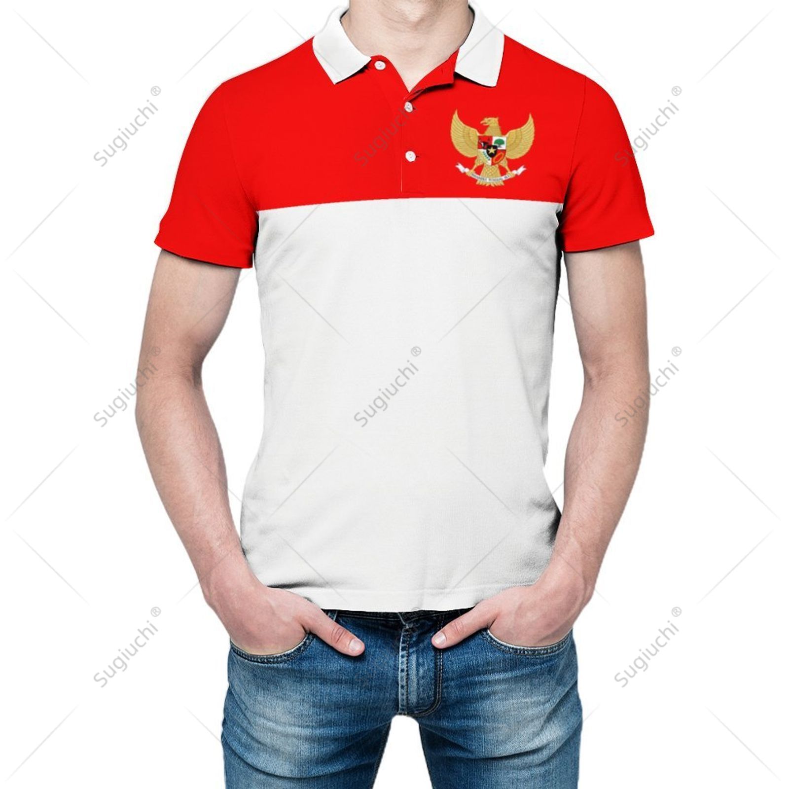 Unisex Polo Shirt Indonesia Fl - 3D Printing Indonesia reseña y precio