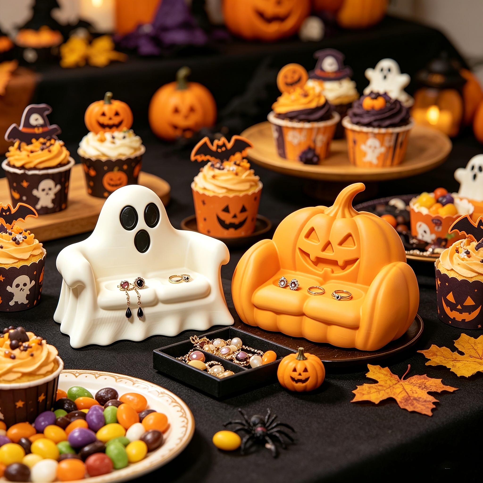 1-Piece Ghost Pumpkin-Shaped S - 3D Printing Ghosting reseña y precio