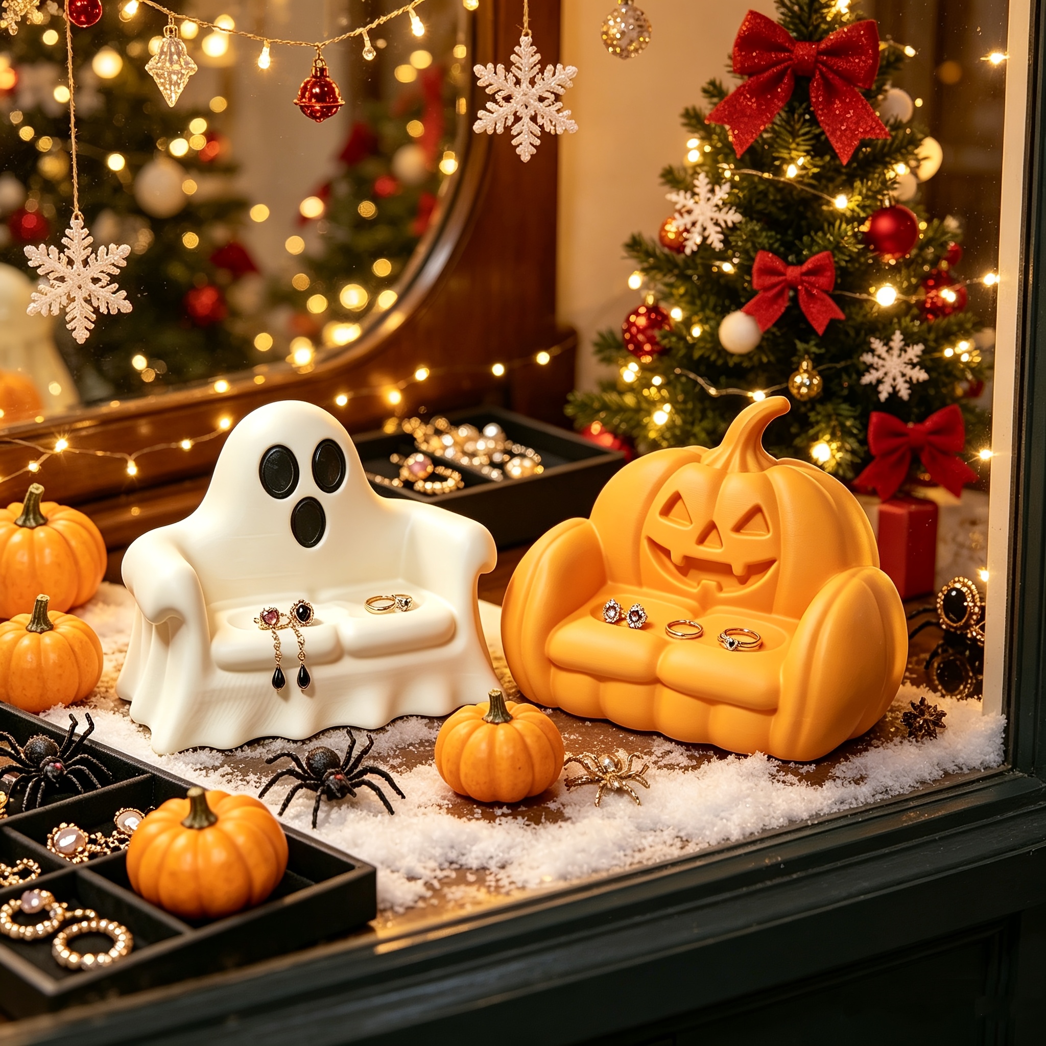 1-Piece Ghost Pumpkin-Shaped S - 3D Printing Ghosting reseña y precio