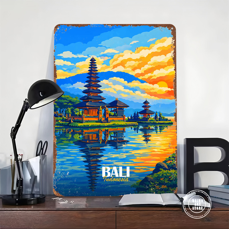 Bali Ulun Danu Temple At Sunse - 3D Printing Bali reseña y precio