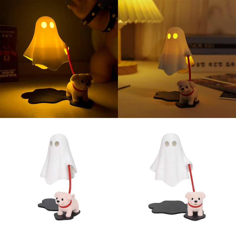 3D Printed Cute Ghost With Dog - 3D Printing Ghosting reseña y precio