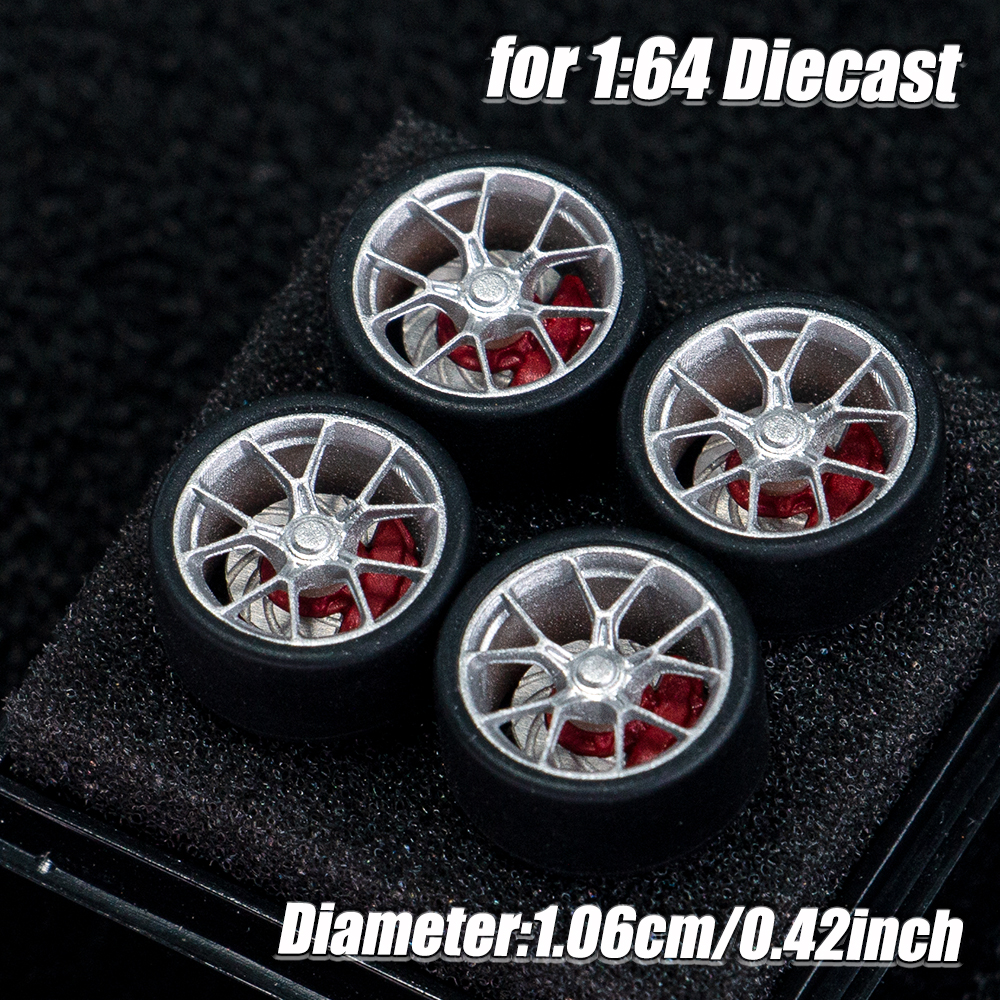 1:64 Scale Model Car Wheels Ri - 3D Printing Diecast Cars reseña y precio