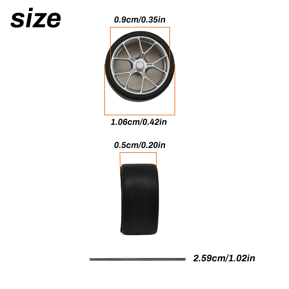 1:64 Scale Model Car Wheels Ri - 3D Printing Diecast Cars reseña y precio