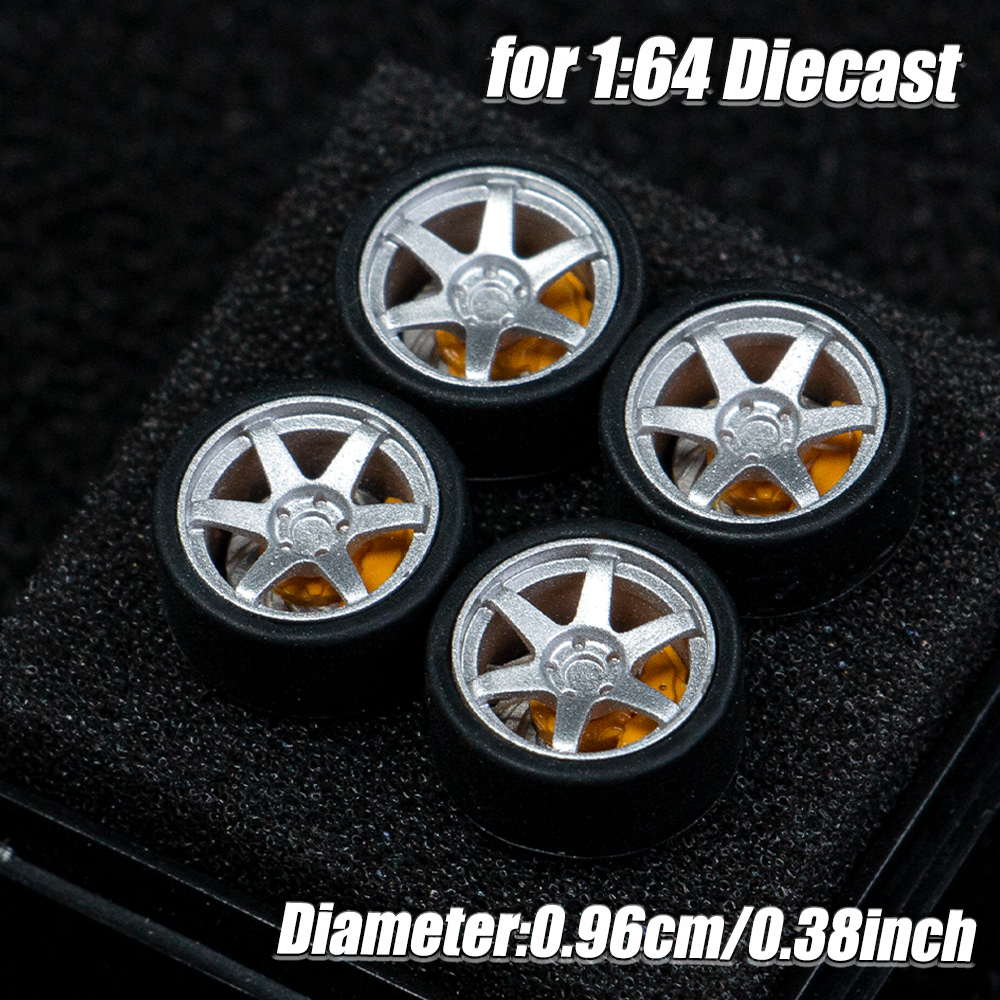 1:64 Scale Model Car Wheels Ri - 3D Printing Diecast Cars reseña y precio