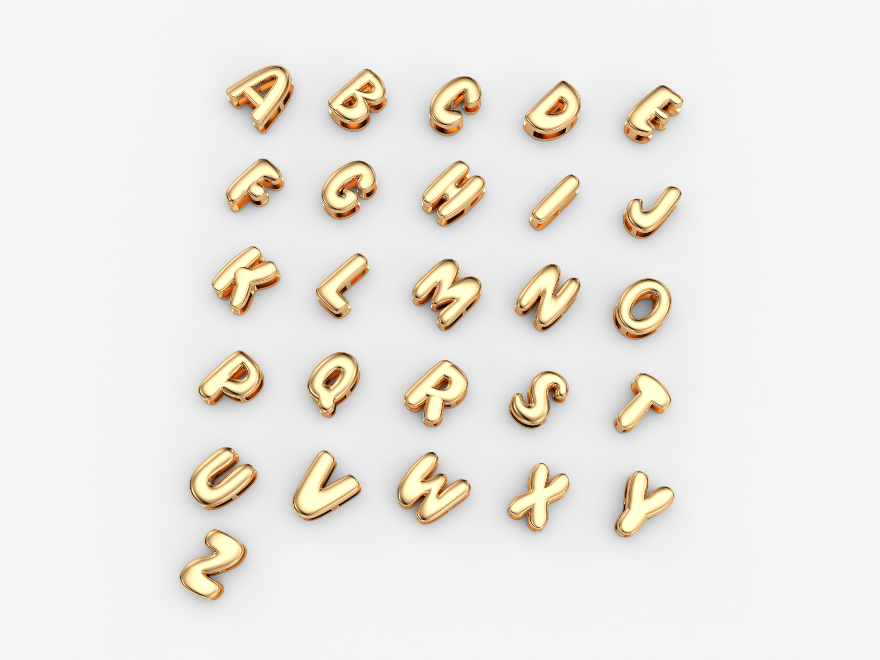 MYDIY Personalized Puff Name N - 3D Printing Gold reseña y precio