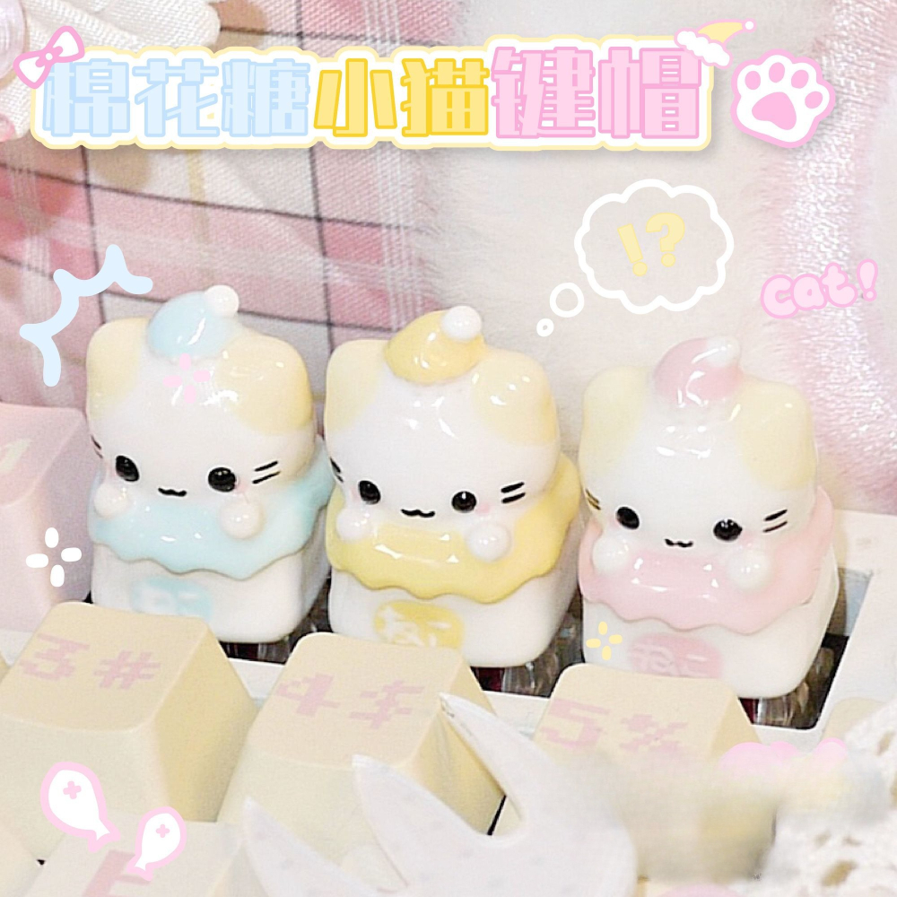 Kawaii Cat HelloKittys Keycaps - 3D Printing Keyboard reseña y precio