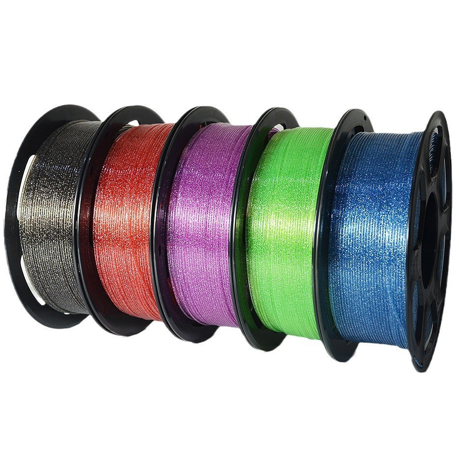 Glitter PETG Filament 1.75mm 1 - 3D Printing Gold reseña y precio