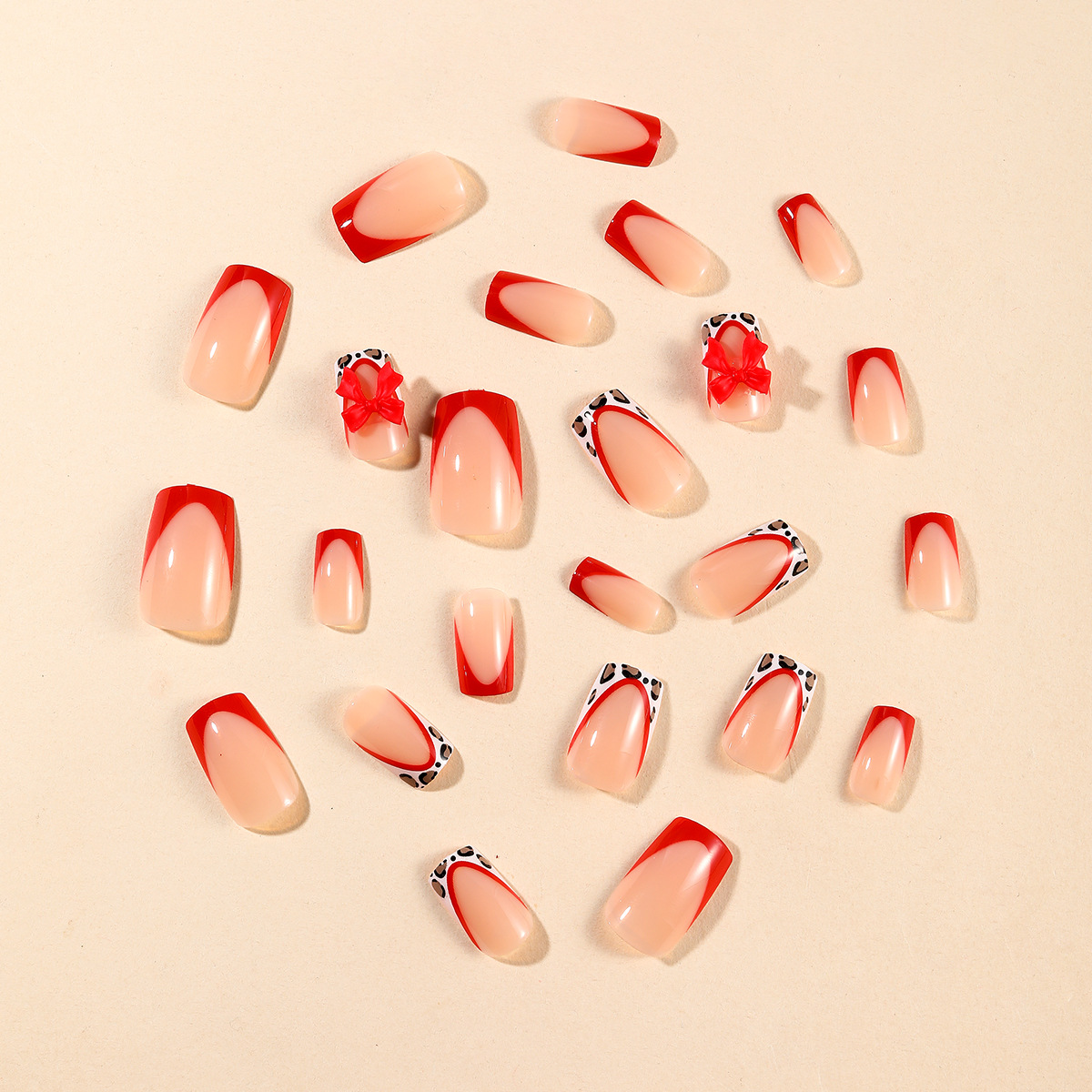 24pcs Red French Style Fake Na - 3D Printing Ultem reseña y precio
