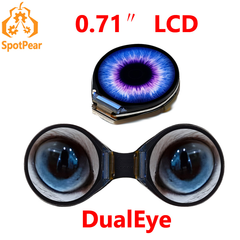 Waveshare 0.71inch Double Eye  - Raspberry Pi 3D Print reseña y precio