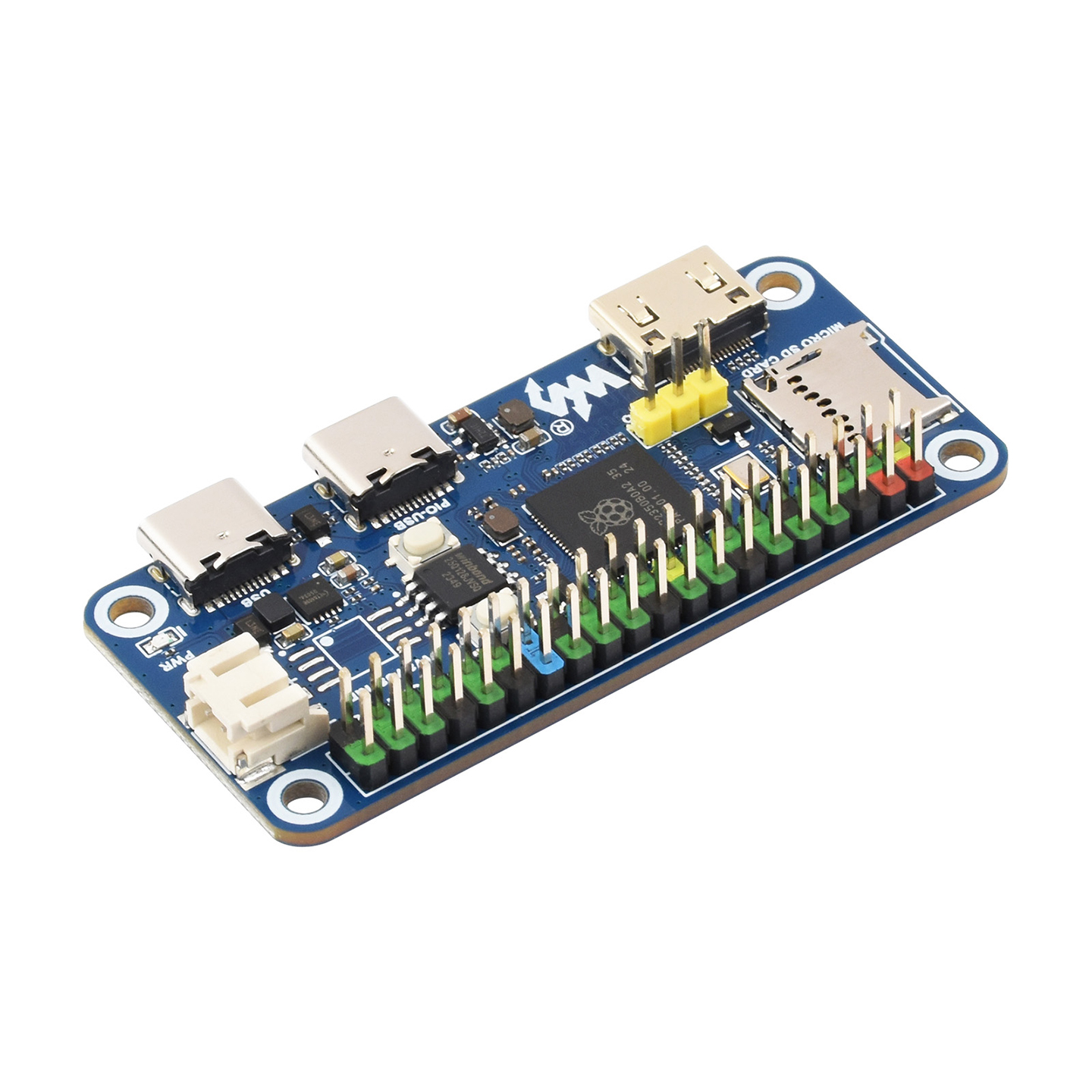 Waveshare RP2350-PiZero Develo - Raspberry Pi 3D Print reseña y precio