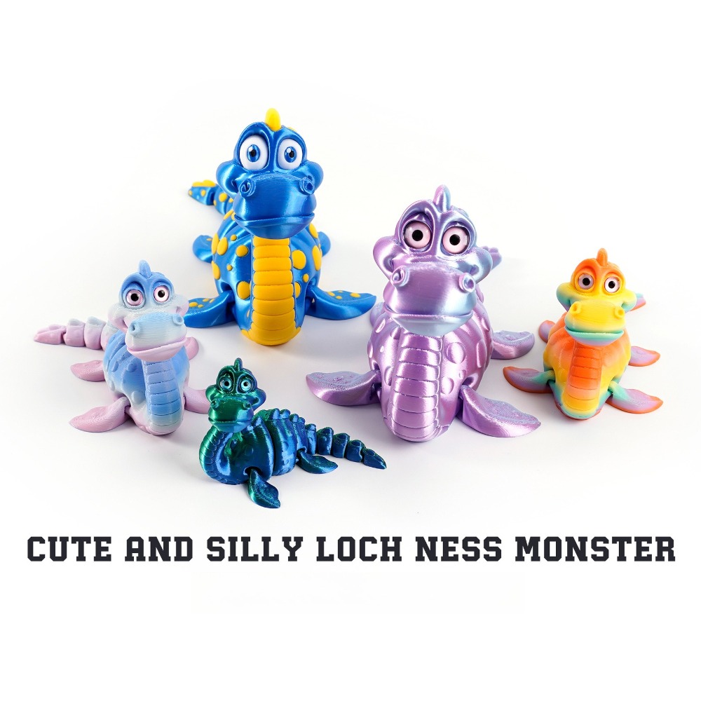 3D Printed Loch Ness Figures T - 3D Printing Ultem reseña y precio