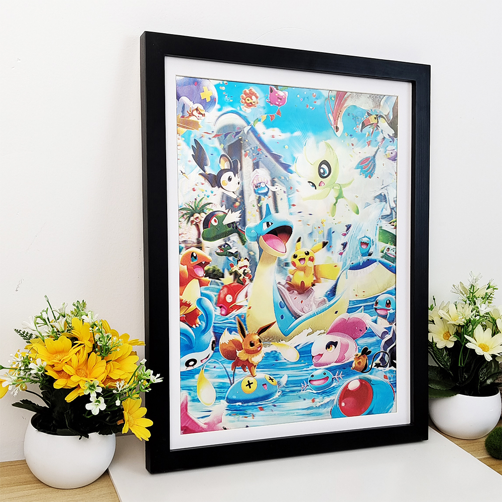 Anime Pokemon 3D Lenticular Po - 3D Printing Wall reseña y precio
