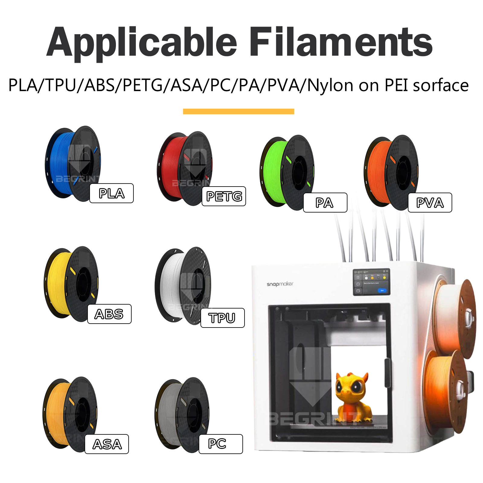 270x270mm Textured PEI Spring  - Pei Sheet reseña y precio