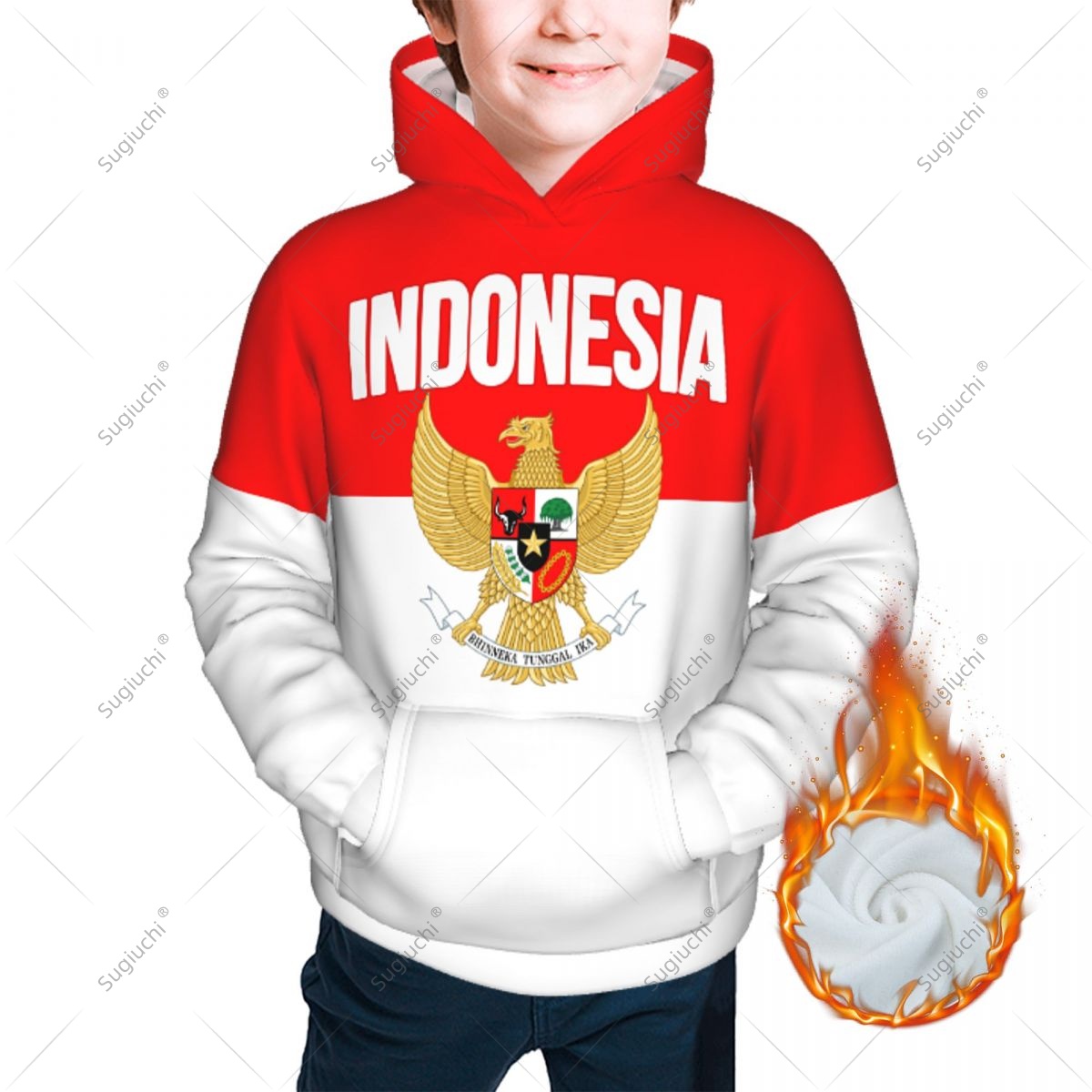 Unisex 3D Youth Hoodie Indones - 3D Printing Indonesia reseña y precio