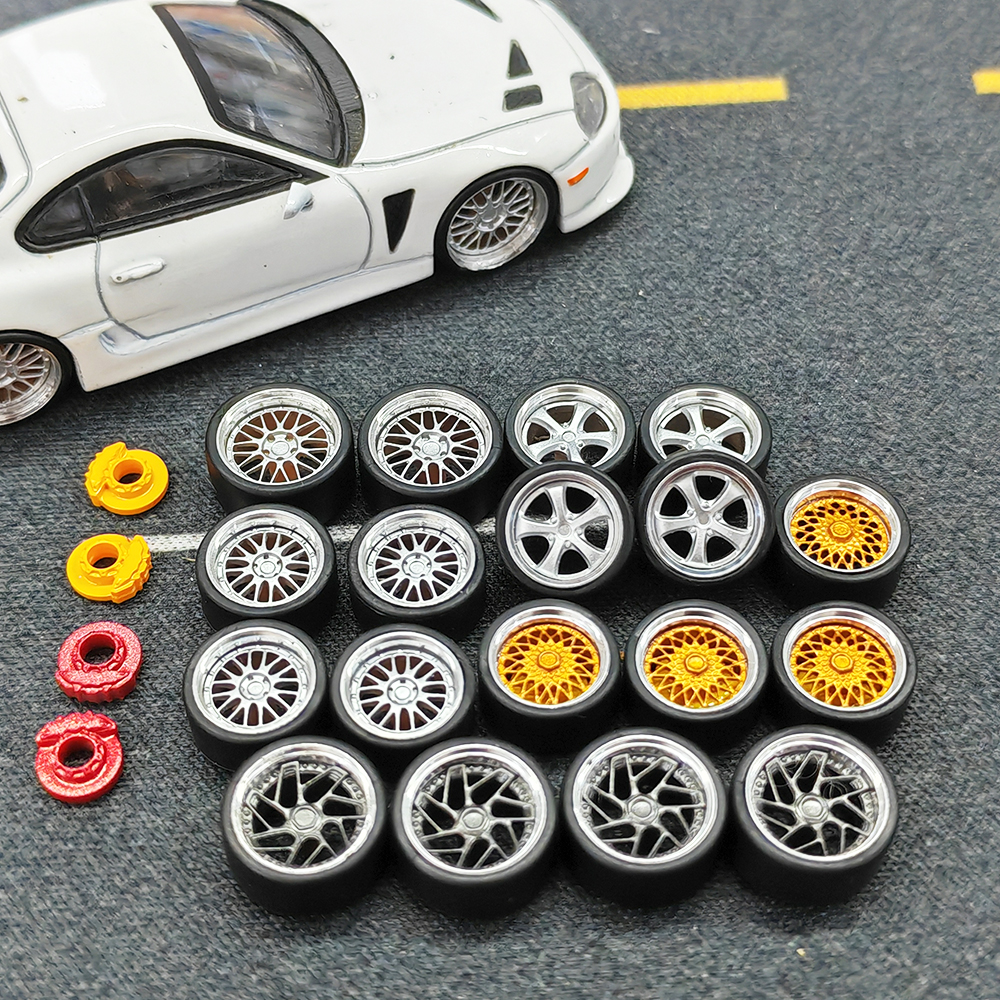 1:64 Scale Model Car Wheels Ri - 3D Printing Diecast Cars reseña y precio