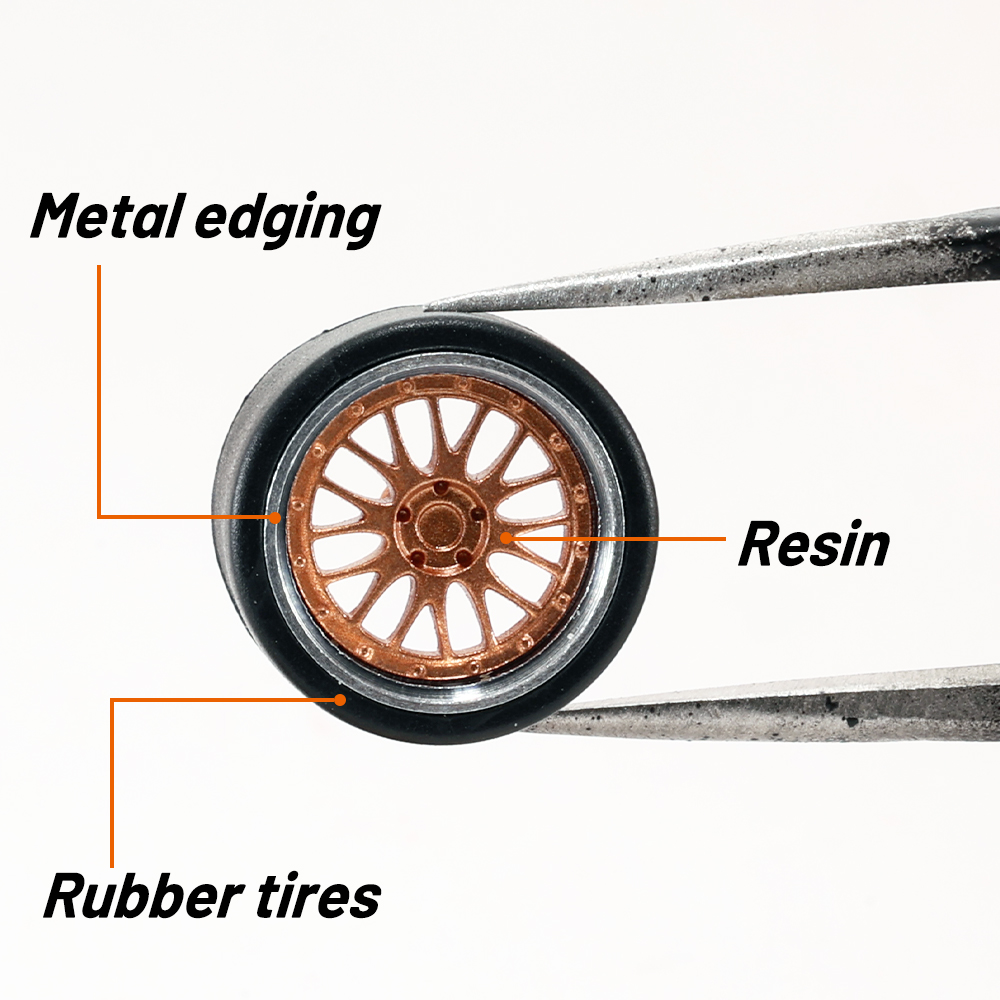 1:64 Scale Model Car Wheels Ri - 3D Printing Diecast Cars reseña y precio
