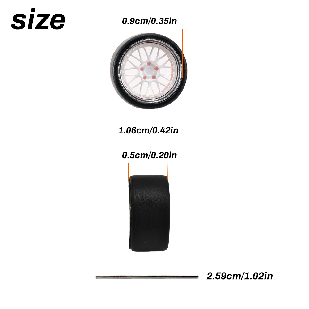 1:64 Scale Model Car Wheels Ri - 3D Printing Diecast Cars reseña y precio