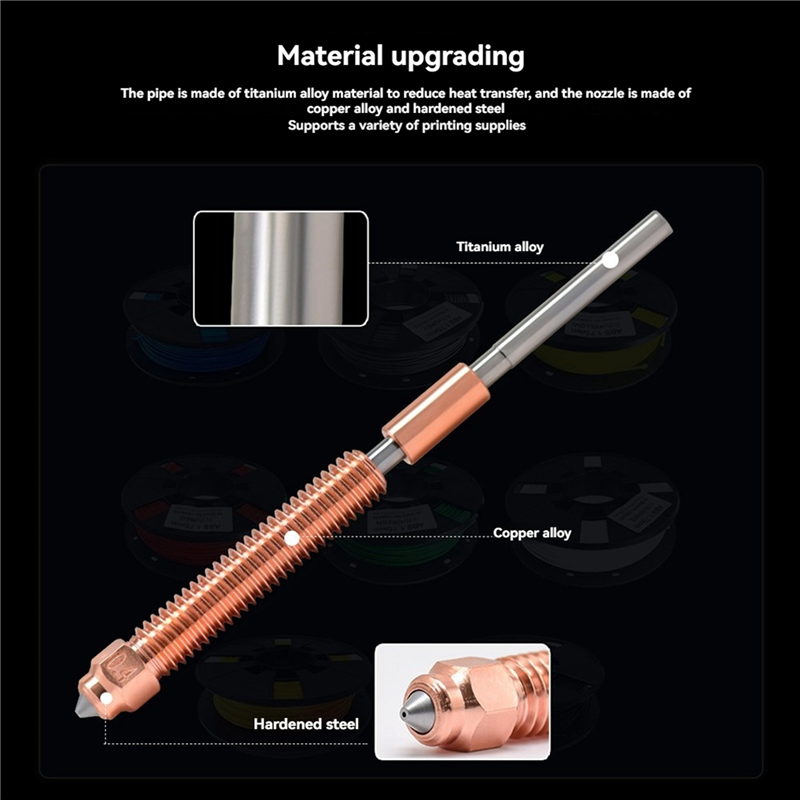 AS59 -4X For Creality K2 Plus  - Nozzle 0.4Mm Hardened reseña y precio