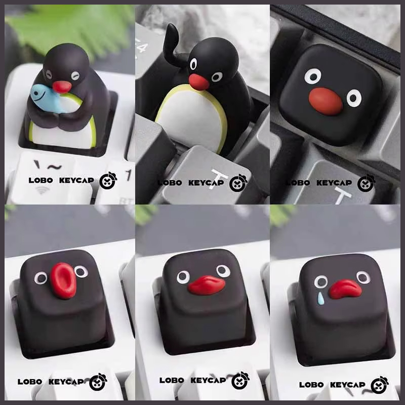 Cute Penguin Image Pingu Serie - 3D Printing Keyboard reseña y precio