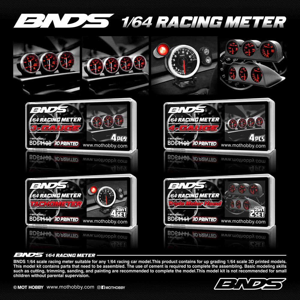 BNDS 1/64 Unpainted Racing Sea - 3D Printing Diecast Cars reseña y precio