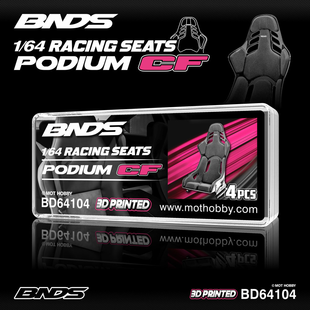 BNDS 1/64 Unpainted Racing Sea - 3D Printing Diecast Cars reseña y precio