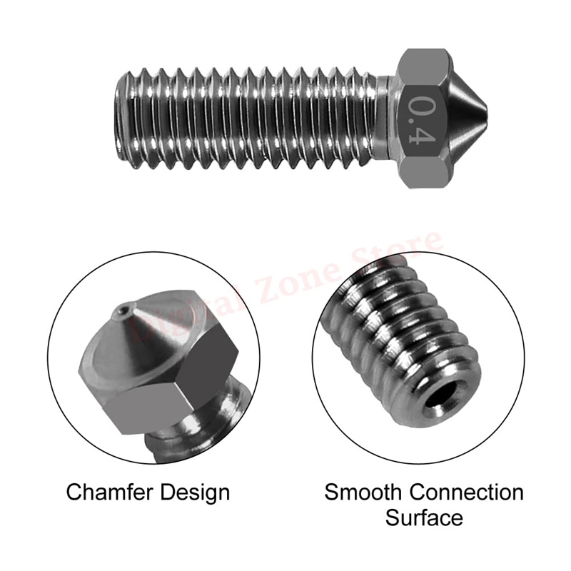 10pcs V6 Hardened Steel Volcan - Nozzle 0.4Mm Hardened reseña y precio
