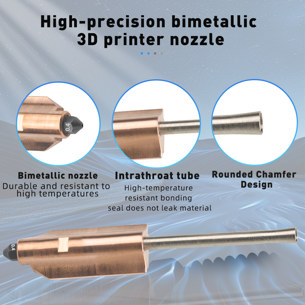Bimetallic Nozzle For Flashfor - Nozzle 0.4Mm Hardened reseña y precio
