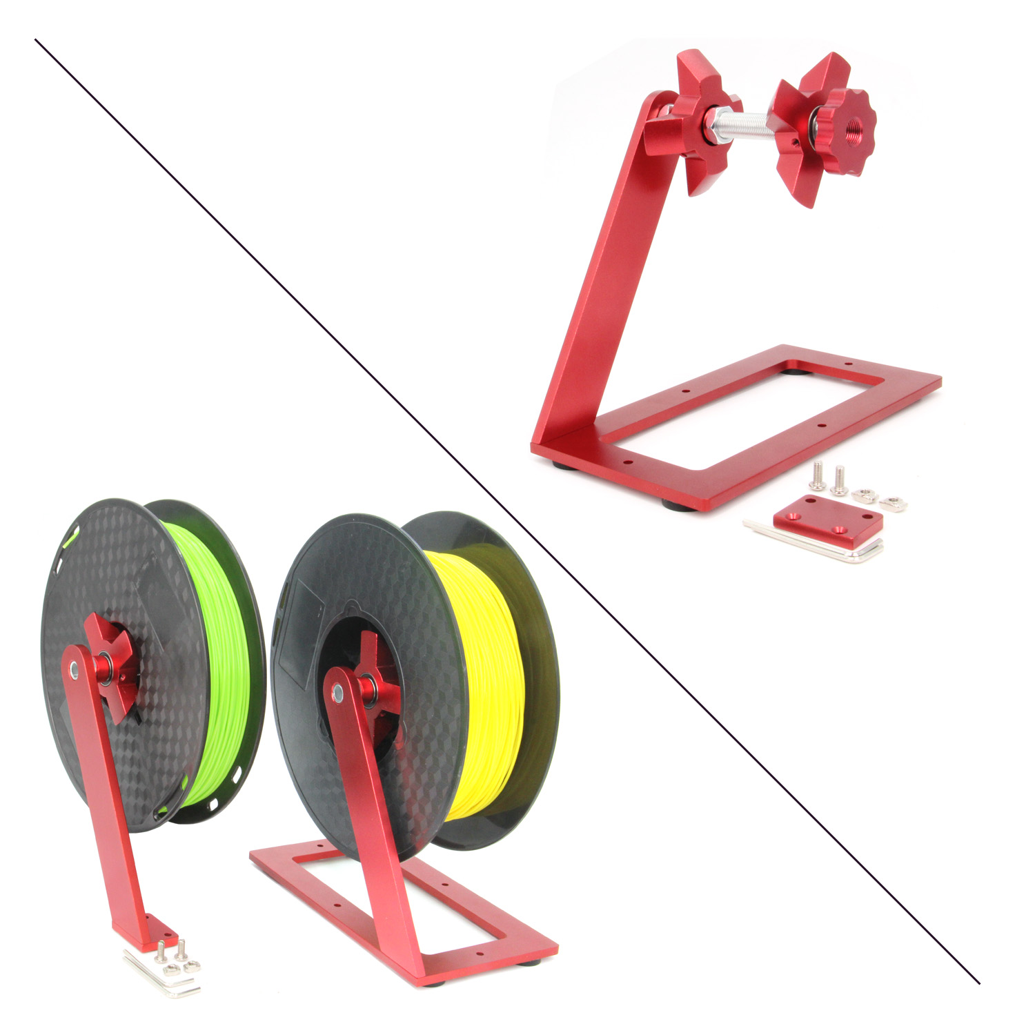 3D Printer Filament Holder Rot - Petg Filament reseña y precio