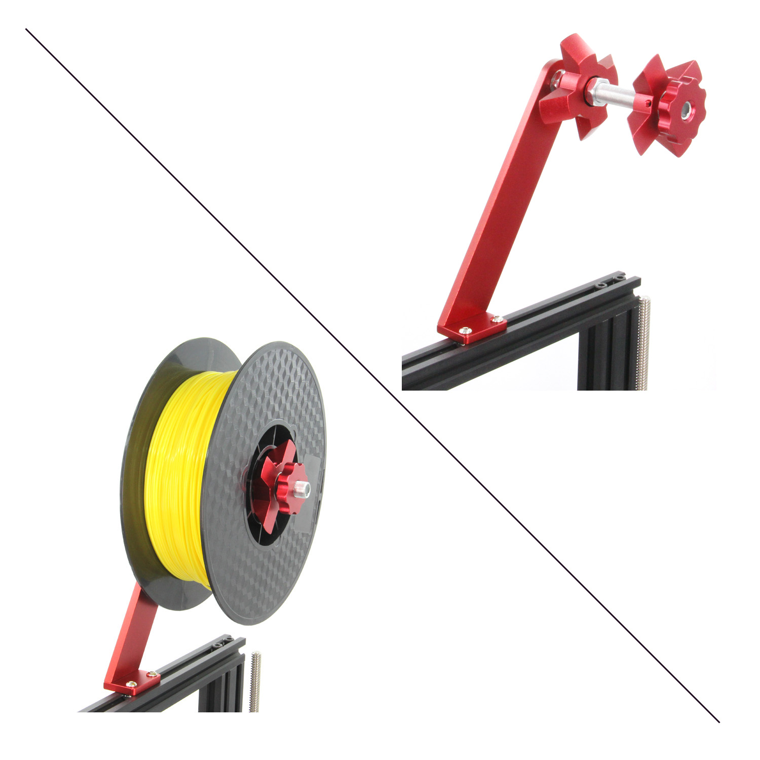 3D Printer Filament Holder Rot - Petg Filament reseña y precio
