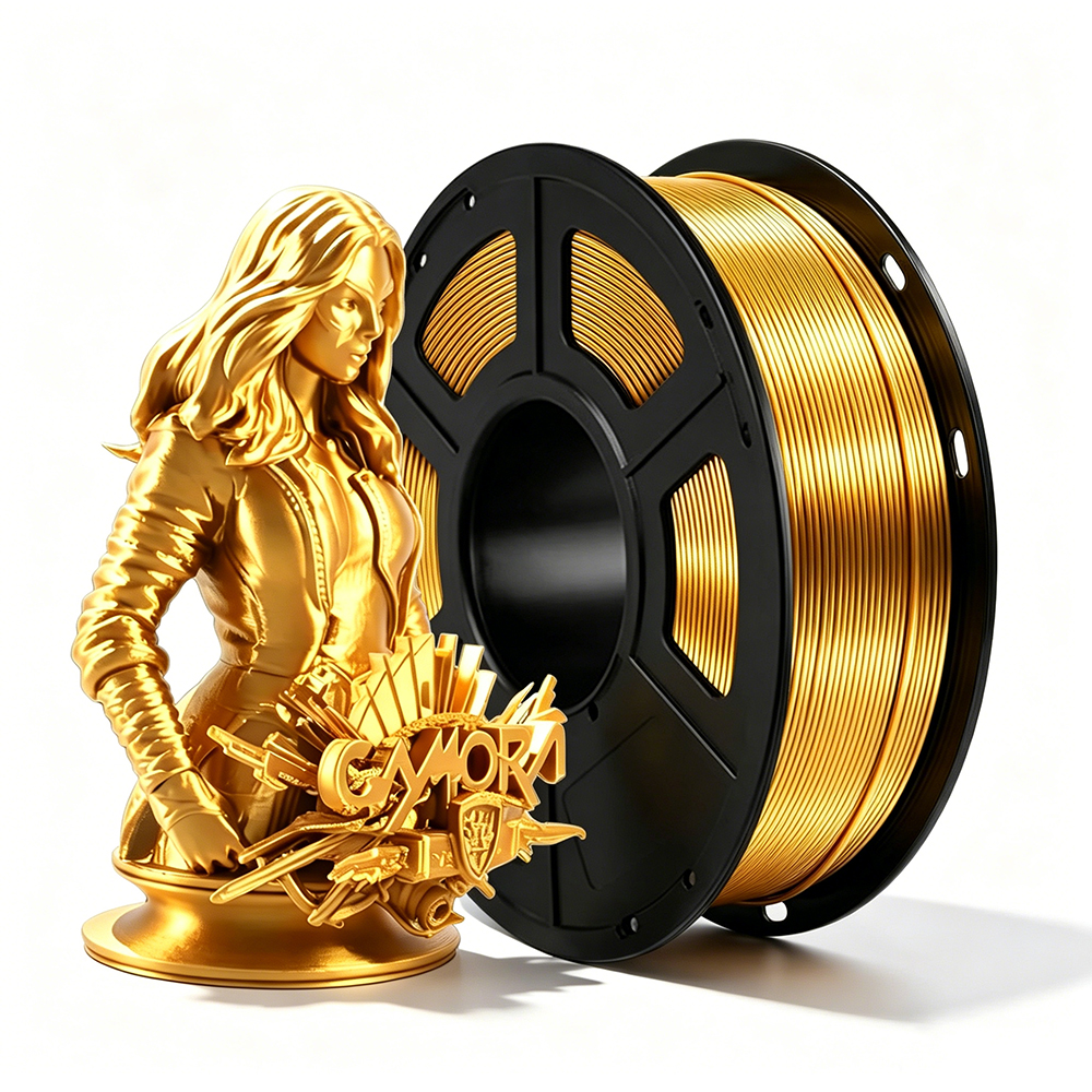 250g,500g,1kg PLA Silk Gold 1. - 3D Printing Gold reseña y precio
