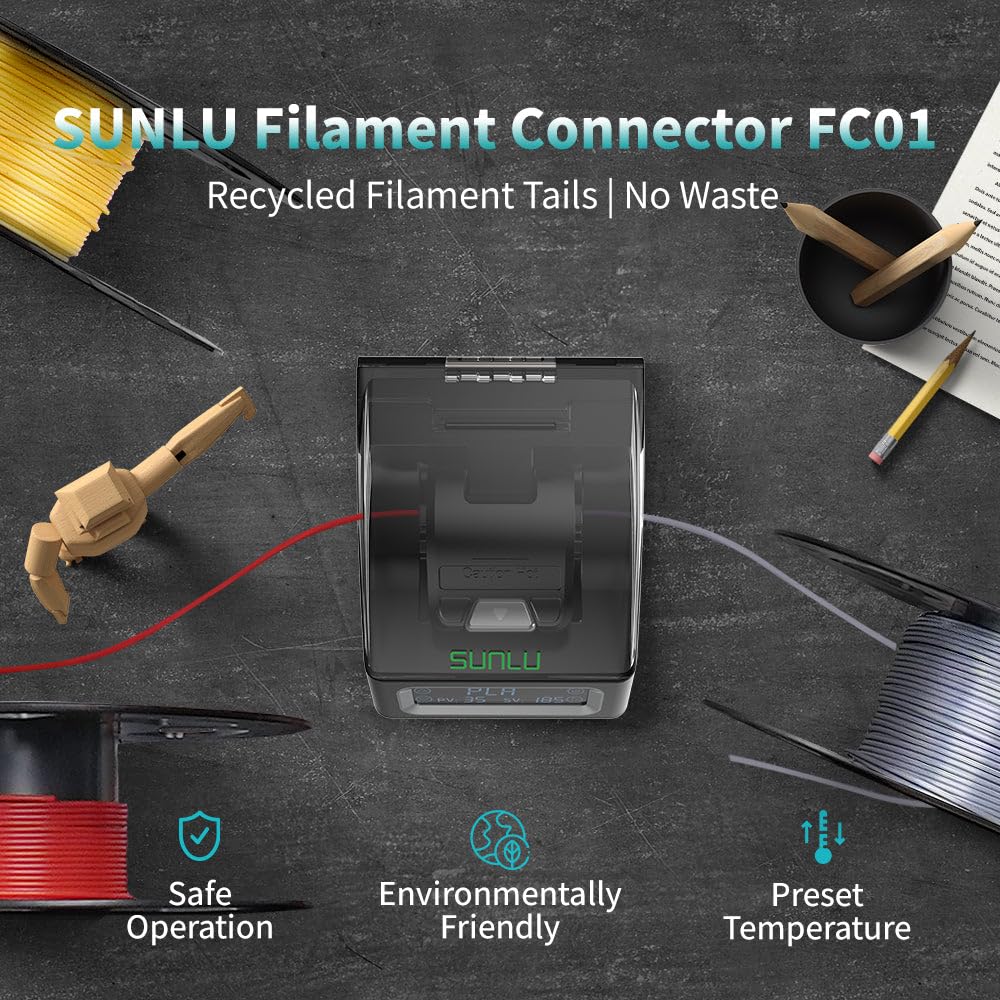 SUNLU Filament Connector For F - Petg Filament reseña y precio