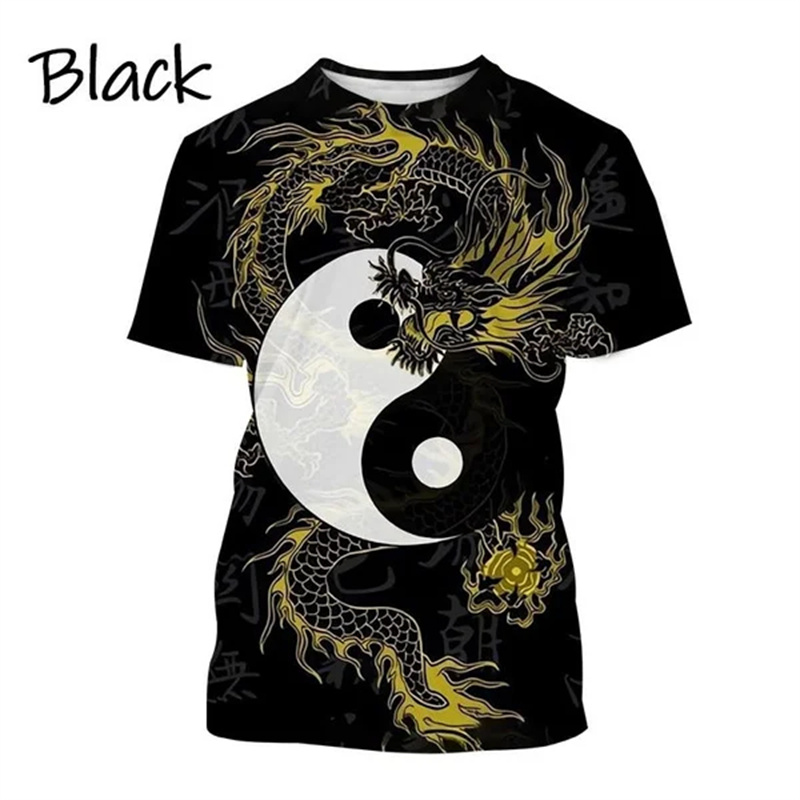Chinese Tai Chi Pattern T-Shir - 3D Printing Diagram reseña y precio