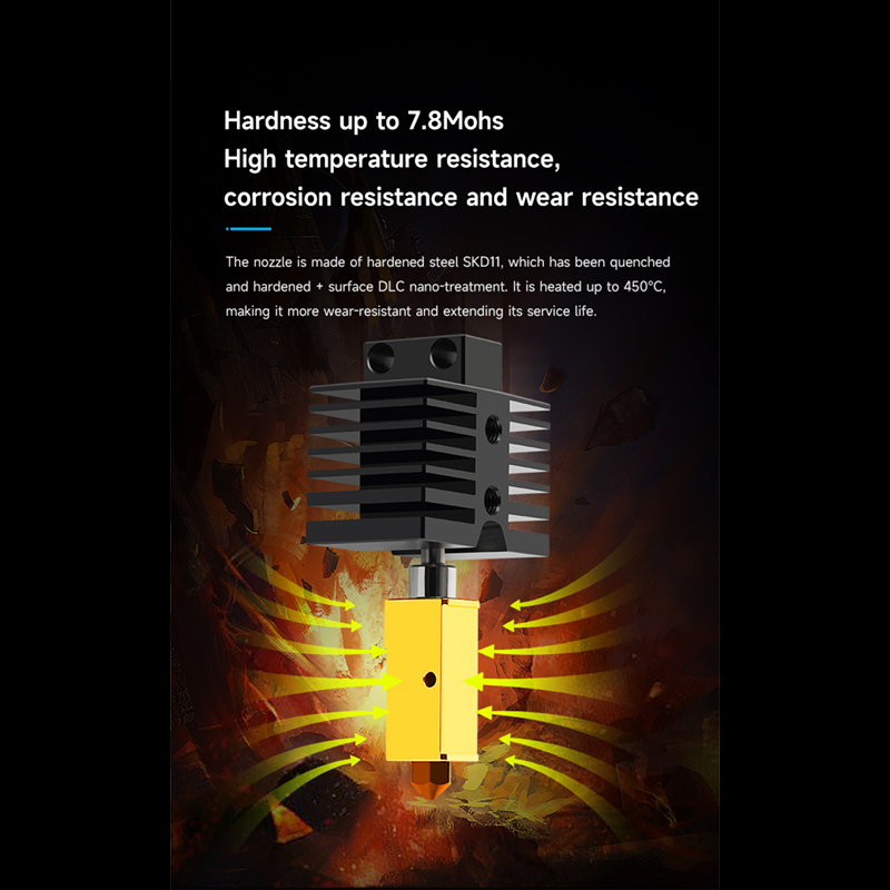 New Upgrade hotend with 0.4mm  - Nozzle 0.4Mm Hardened reseña y precio